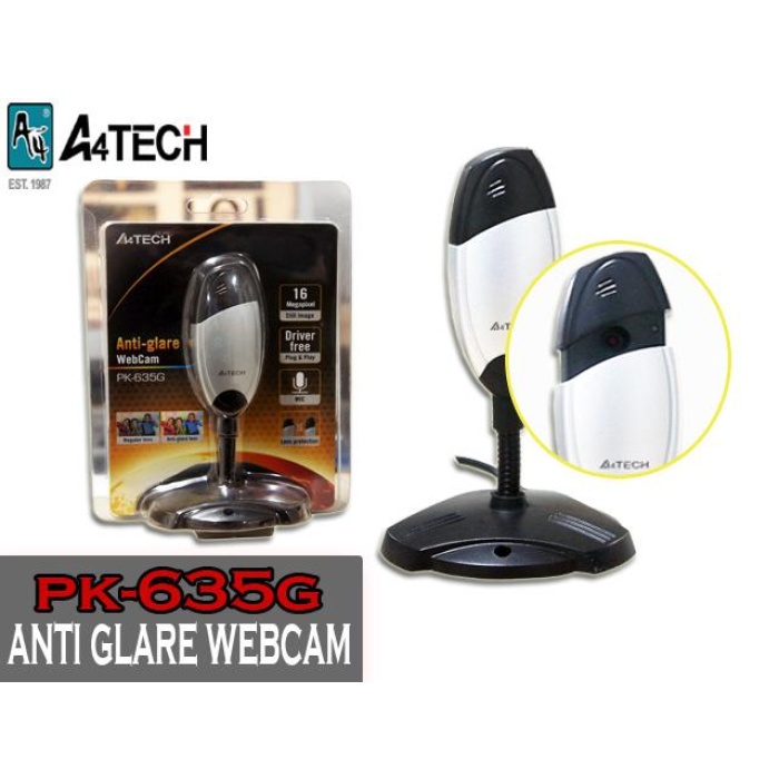 A4 TECH PK-635G ANTI GLARE 480P 640X480 WEBCAM