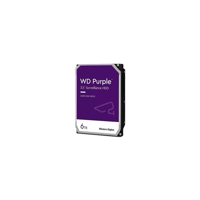 6 TB WD 3.5 PURPLE SATA3 5700RPM 256MB 7/24 GUVENLIK WD63PURZ (3 YIL RESMI DIST GARANTILI)