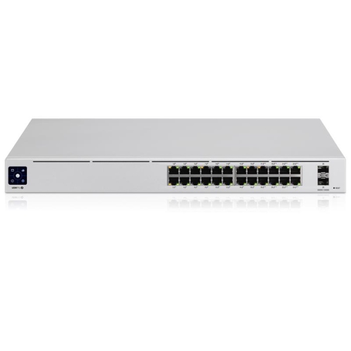 UBNT USW-PRO-24-POE GIGABIT 24 PORT GIGABIT + 2X10GB SFP UPLINK 400W POE YÖNETİLEBİLİR RACKMOUNT SWITCH