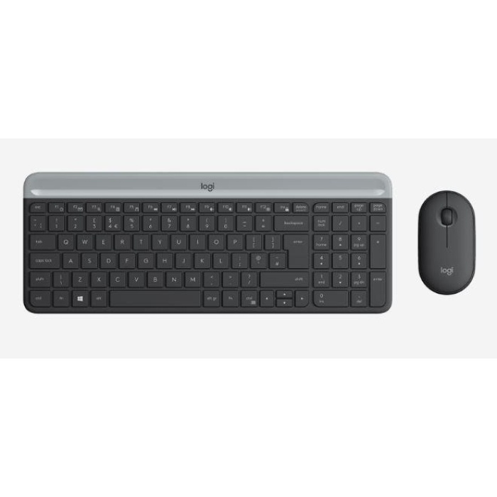 LOGITECH MK470 Q TR İNCE KABLOSUZ KLAVYE MOUSE SET SİYAH 920-009435