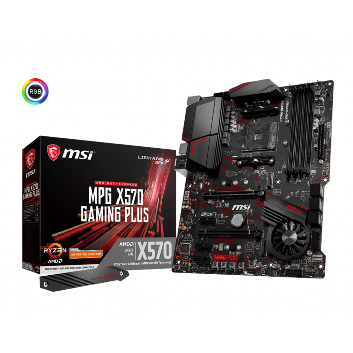 MSI MPG X570 GAMING PLUS DDR4 4400MHZ 1XHDMI 2XM.2 USB 3.2 ATX AM4 (2. VE 3. NESİL AM4 UYUMLU)