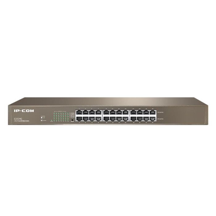 IP-COM G1024G 24 PORT GIGABIT METAL KASA RACKMOUNT SWITCH