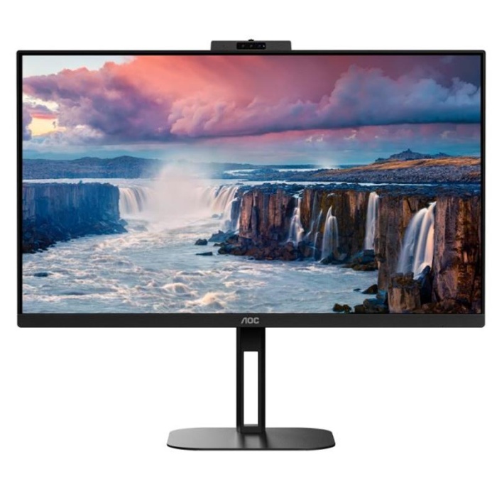 27 AOC Q27V5CW/BK IPS 1MS 75MHZ 1XHDMI 1XDP USB TYPE-C QHD 2560X14440 HOPARLÖR WEBCAM FREESYNC PIVOT VESA SİYAH