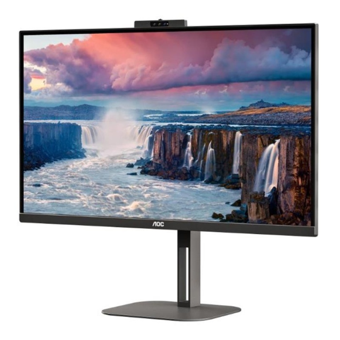 27 AOC Q27V5CW/BK IPS 1MS 75MHZ 1XHDMI 1XDP USB TYPE-C QHD 2560X14440 HOPARLÖR WEBCAM FREESYNC PIVOT VESA SİYAH