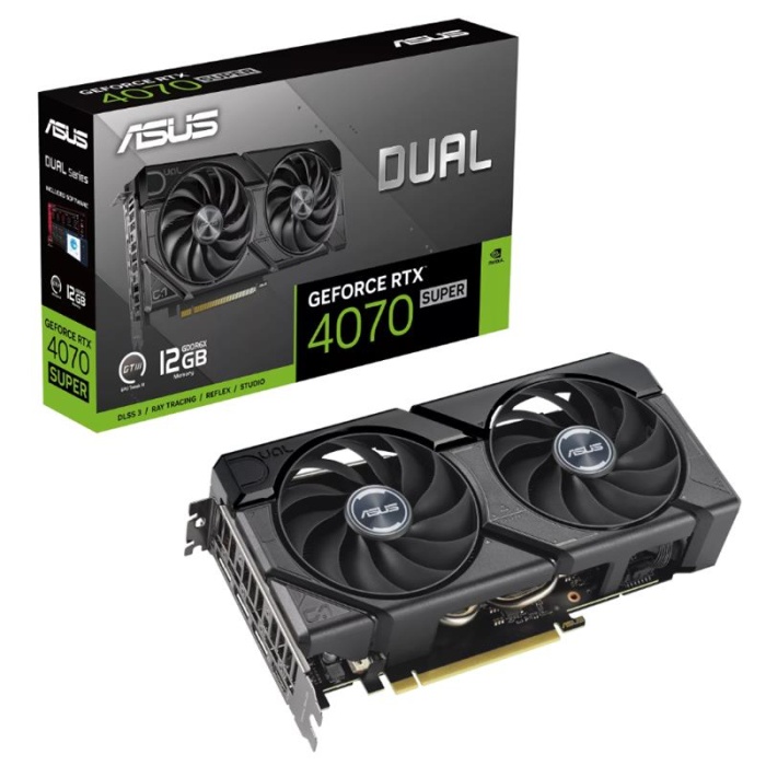 ASUS GEFORCE DUAL-RTX4070S-12G-EVO 12GB GDDR6X 1XHDMI 1XDP EKRAN KARTI