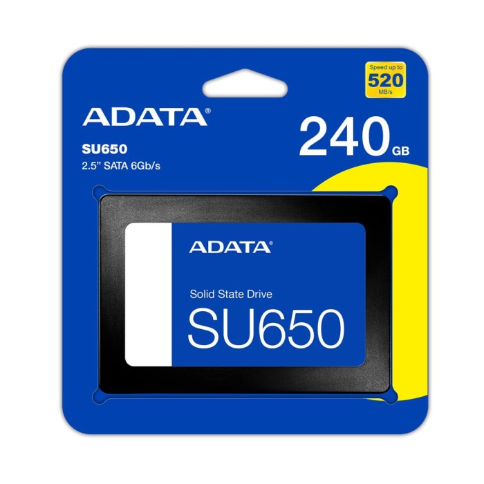 Adata 240GB 2.5 SU650 520-450MB-s ASU650SS-240GT-R Ssd Harddisk