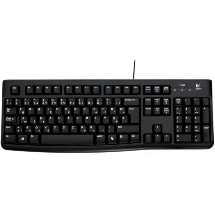 Logitech 920-004163 K120 F Usb Siyah Kablolu Klavye