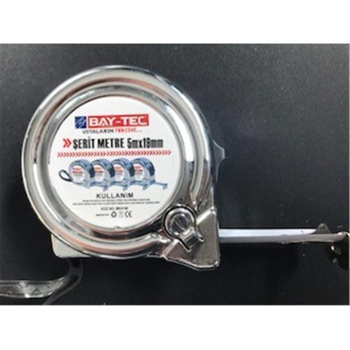 Bay-Tec Mk4146 5Mt 19MM Krom Şerit Metre