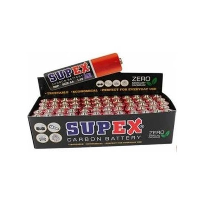 Supex R6 Çinko 60lı Kalem Pil