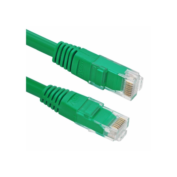 Vcom NP611B-N-10.0 Cat6 10.0MT Yeşil Utp Patch Kablo