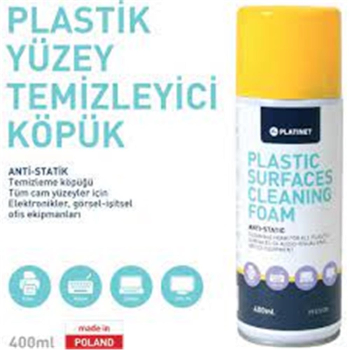 Platinet 400 ml Plastik Yüzey Temizleme Spreyi