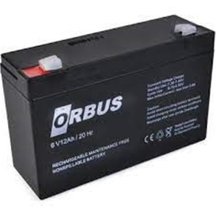 Orbus Orb-6v 12Ah Bakımsız Kuru Akü 150-50-94mm 1.65kg