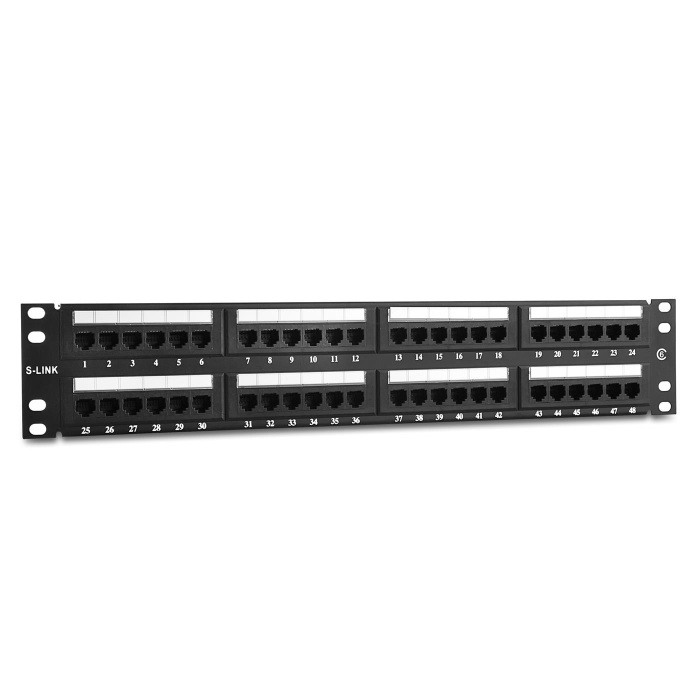 S-link  SL-PC48 48 Port Cat5 Utp Patch Panel