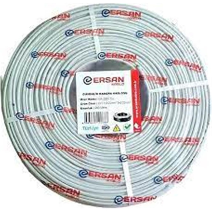 Onli ER-2201CU 2+1 1x0,22 mini Coax 2x0,22mm 250  metre CCTV Kamera Kablosu