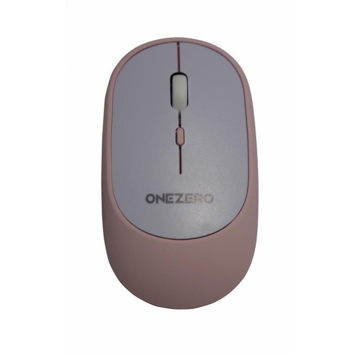 Onezero Ms-03 Pembe  Bluetooth Mouse Şarjlı (Açma Kapama Tuşlu)