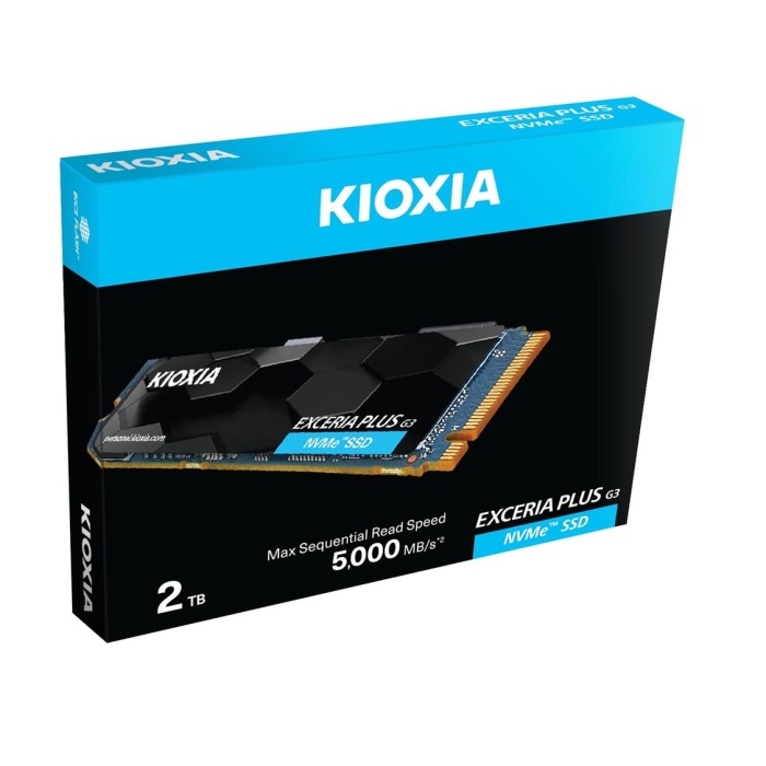 Kioxia 2TB Exceria Plus G3 LSD10Z002TG8 Gen4 5000-3900MB-sn NVMe PCIe M.2 Ssd