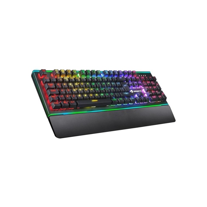 GameBooster G906B Spectrum Rainbow Aydınlatmalı Bileklikli Mekanik Oyun Klavyesi