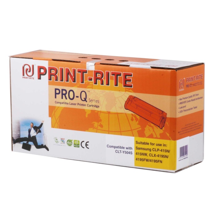 Print-Rite Samsung Y504 Yellow Sarı Muadil Toner 2.500 Sayfa  SL-C1810W SL-C1860FW