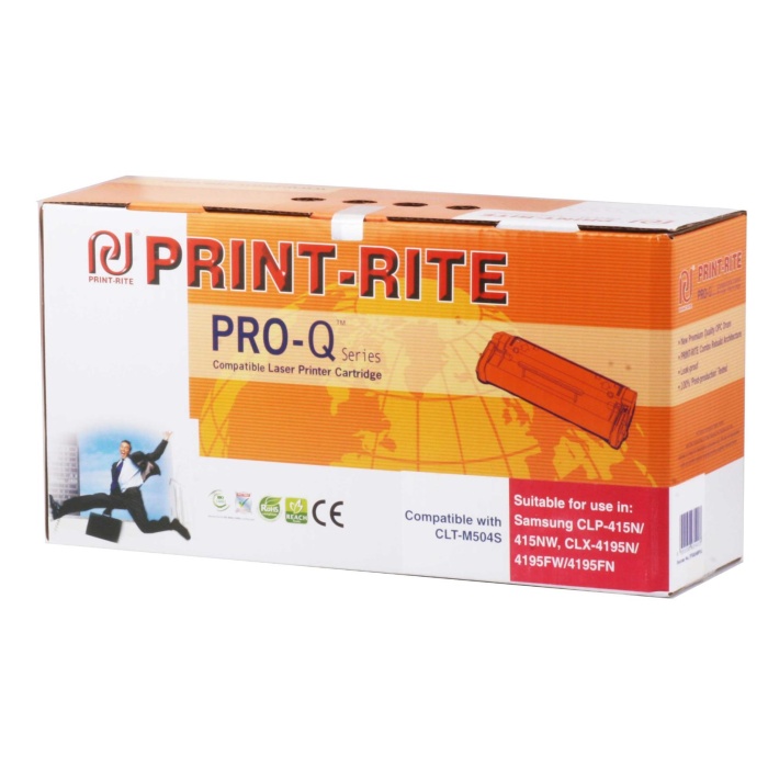 Print-Rite Samsung M504 Magenta Kırmızı Muadil Toner 2.500 Sayfa  SL-C1810W SL-C1860FW