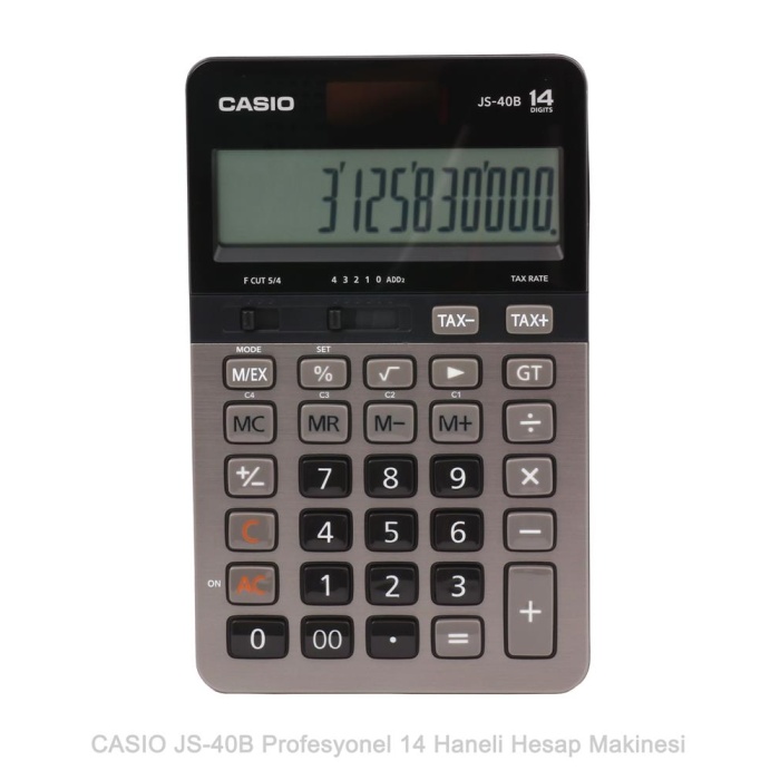 Casio JS-40B Profesyonel 14 Hane Masa Üstü Hesap Makinesi