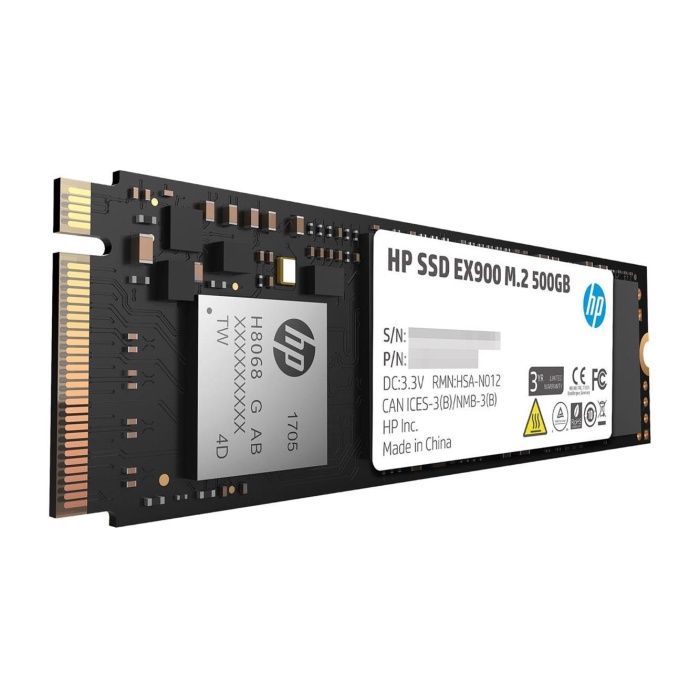 Hp 500GB EX900 M.2 PCIe 3.0 x4 NVMe 3D TLC NAND Internal 2100 MB-1500 MB 2YY44AA Ssd Harddisk