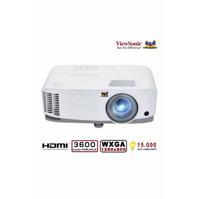 Viewsonic PA503WB 3800 Ansilümen 1280x800 WXGA 3D DLP Projeksiyon Cihazı