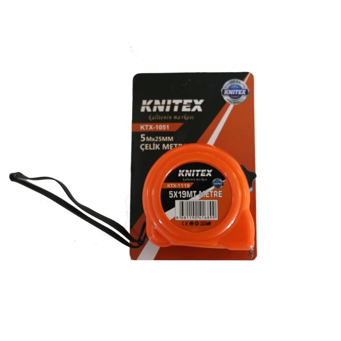 Knitex KTX-1116 Şerit Metre 5 Metre 19mm