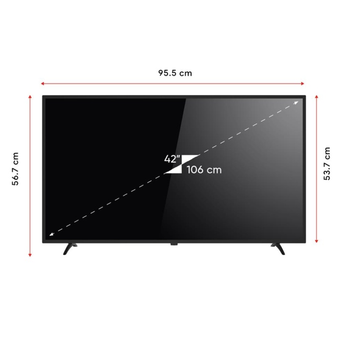 Next YE-42020GG4 42 106 Ekran Uydu Alıcılı Full HD Google Android LED TV