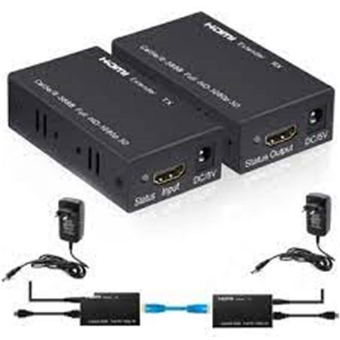 Apronx APX-60M Cat5e-Cat6 60metre Full Hd 1080P HDMI Extender