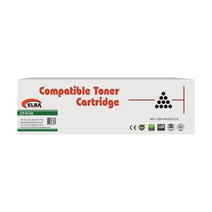 Elba HP CF413A Kırmızı Muadil Toner