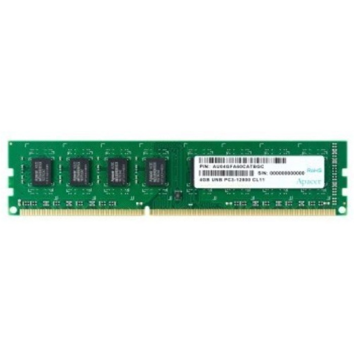 Apacer 4GB (1x4GB) 1600Mhz CL11 DDR3 PC Ram (DL.04G2K.KAM)