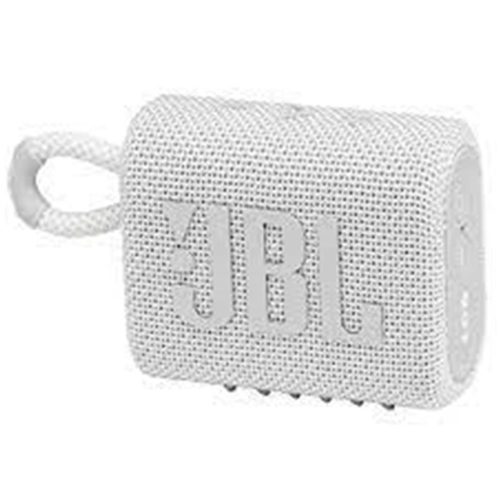 JBL Go 3 Bluetooth Hoparlör Beyaz IP67