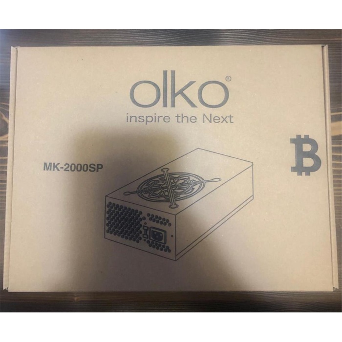 Olko MK-2200SP 2200W 96+ 2 Fanlı Mining Powersuply Kutulu