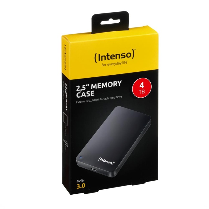 Intenso 4TB USB 3.0 Taşınabilir  2,5 Harici Harddisk Siyah