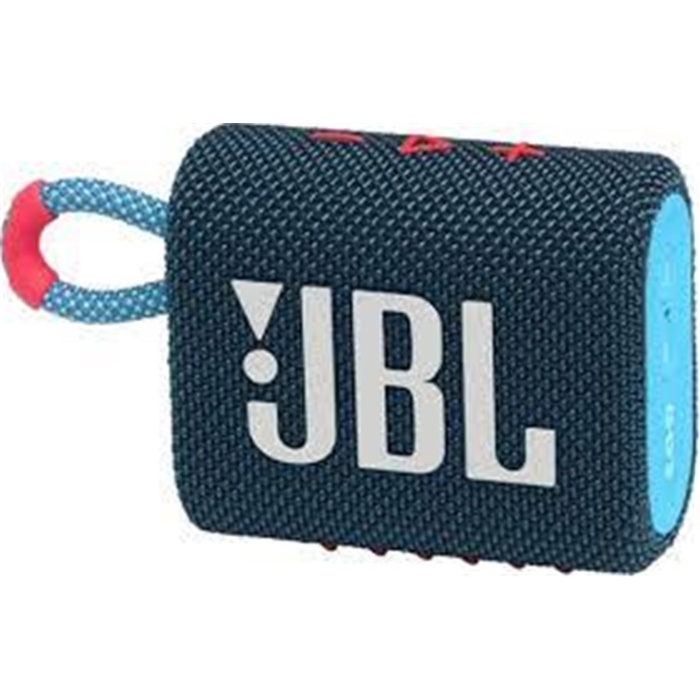 JBL Go 3 Bluetooth Hoparlör Mavi Pembe IP67