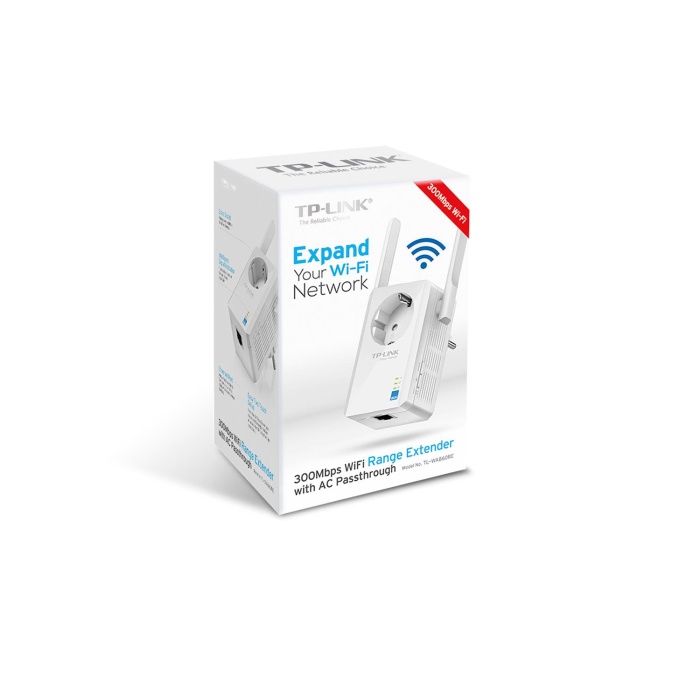 Tp-Link TL-WA860RE 300 Mbps 1 Portlu Wifi Range Extender-Menzil Genişletici