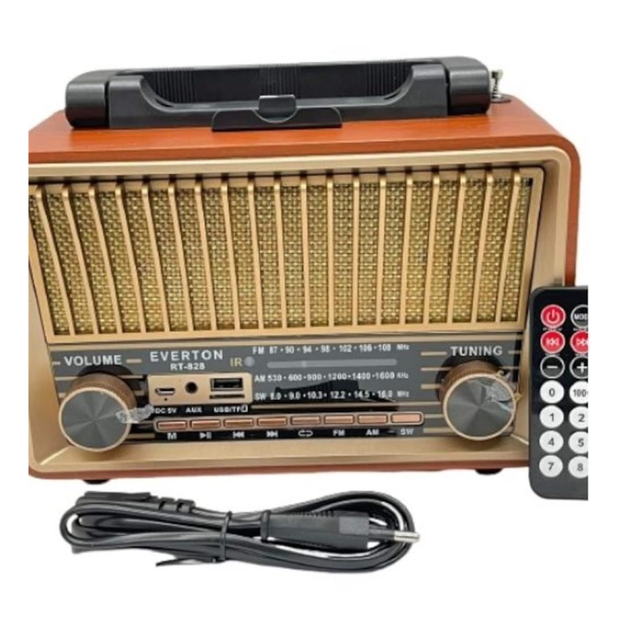 Everton RT-828 Bluetooth-USB-SD-FM Nostaljik Radyo