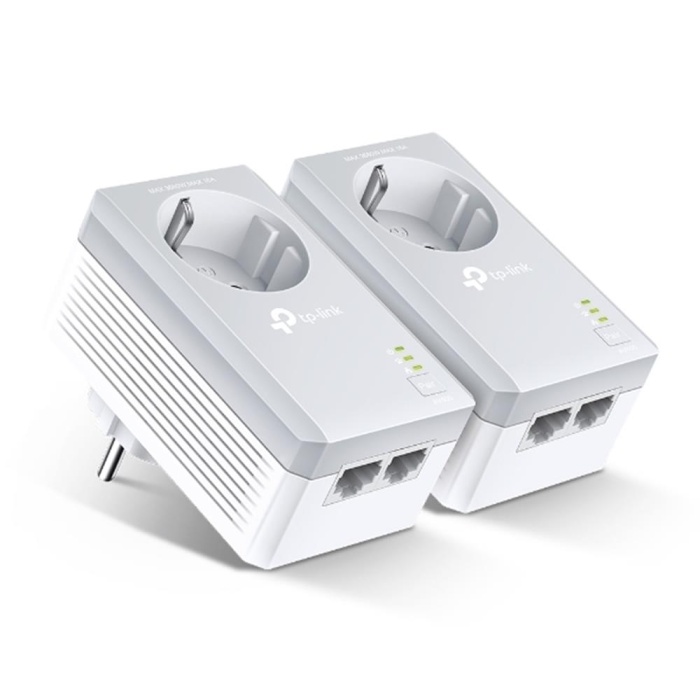 Tp-Link TL-PA4020P KIT 600 Mbps Priz Soketli Powerline Adaptör