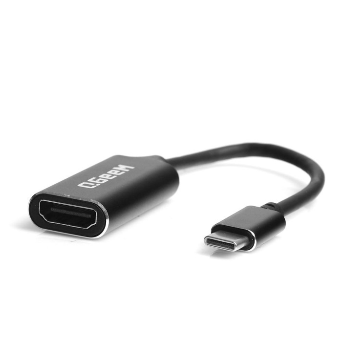 Qgeem QG-UA01 USB Type-C to HDMI Dişi Dönüştürücü (4K 30Hz)