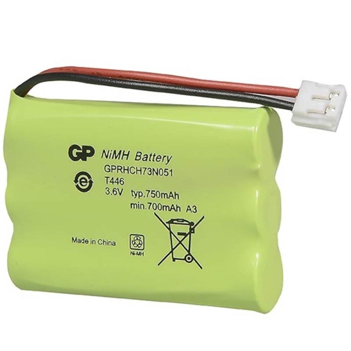 GP T446 3.6V 750 mAh 3lü Telsiz Telefon Pili