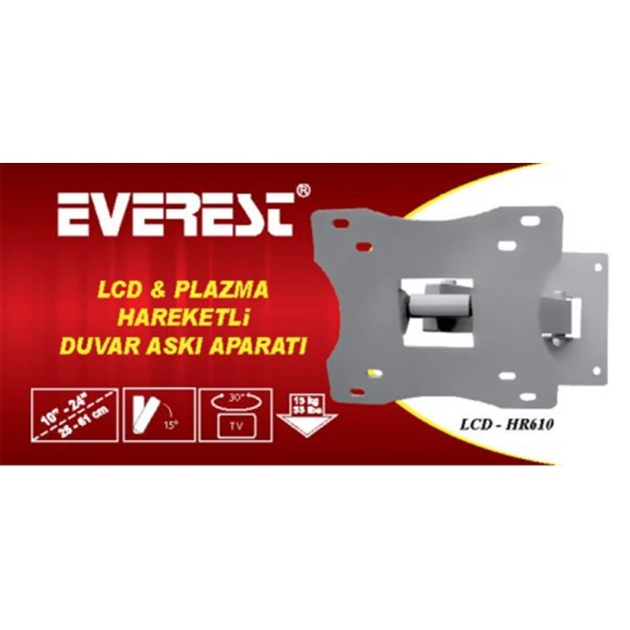 Everest LCD-HR610 10-24 Hareketli Tv Askı Aparatı