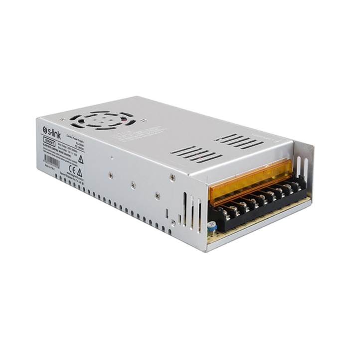 S-link SL-KA390 12V 30A 380W Metal Kamera Güç Kaynağı