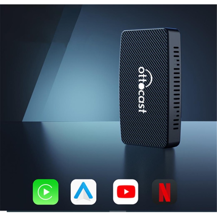 Ottocast OT-CA400 Play2Video Apple CarPlay,Android Auto,Netflix,Youtube All in One Kablosuz