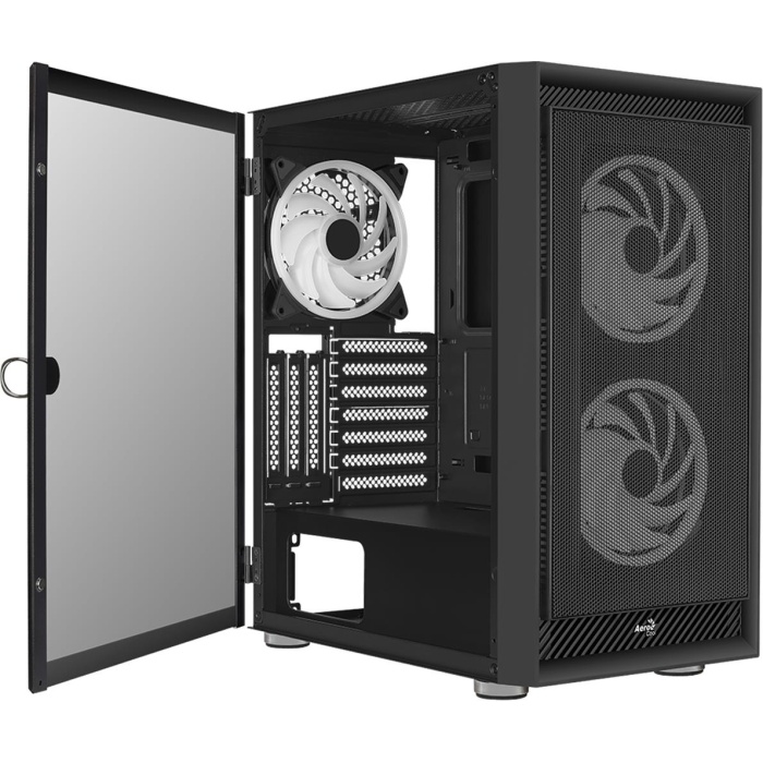 Aerocool AE-GRPHT Graphite ARGB ATX Mid Tower Kasa