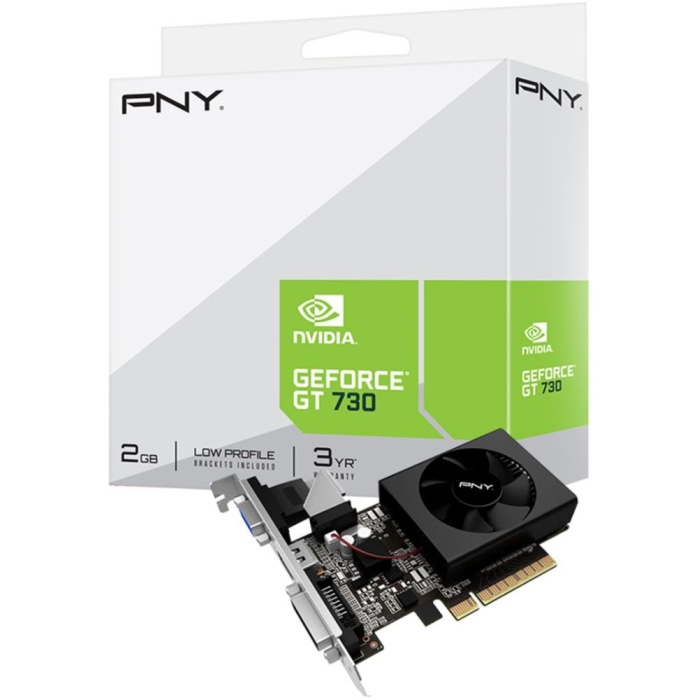 Pny GeForce GT730 2GB DDR3 Single Fan Ekran Kartı