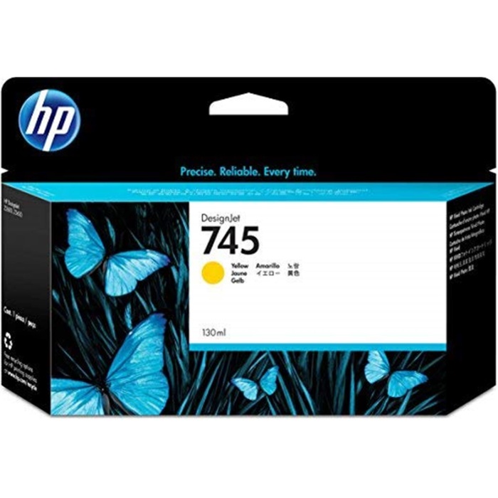 HP 745 Yellow Sarı 130ML Plotter Kartulu F9J96A