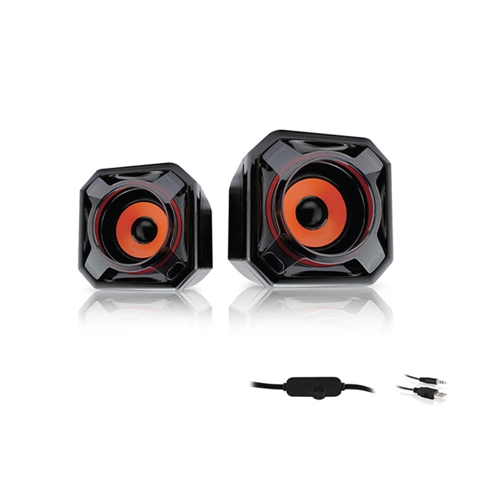 Mikado MD-177 2.0  Turuncu  2.0 5w-2 Turuncu Mini Usb Speaker