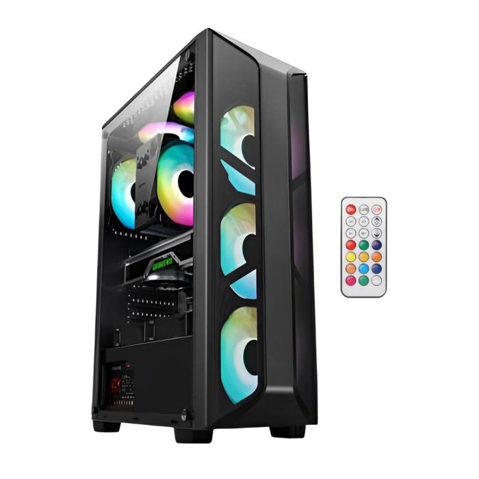 Revenge Night Hunter 600W Dream Uzaktan Kumandalı 4 RGB Fanlı Gaming Oyuncu Kasası