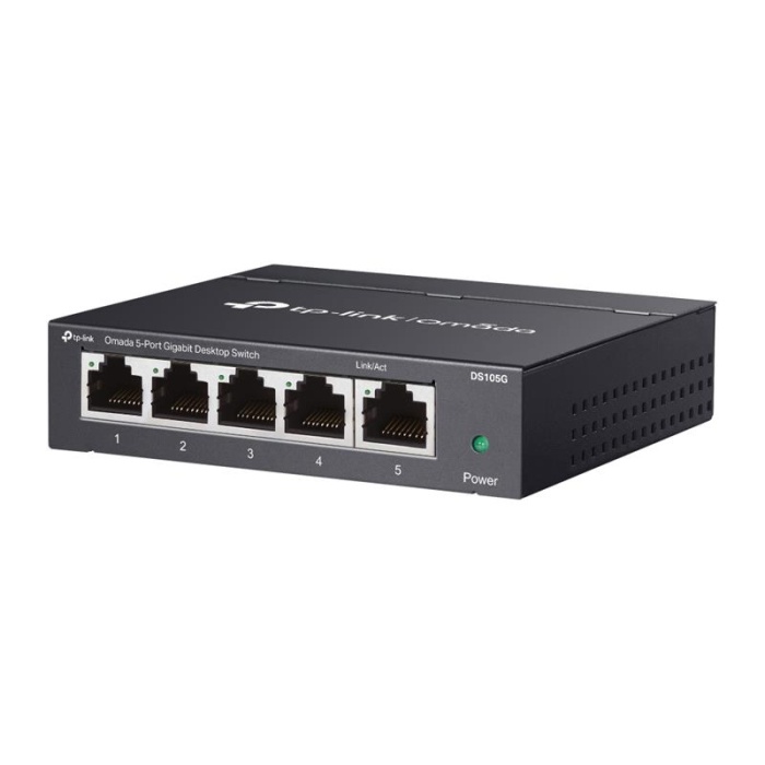 TP-LINK OMADA DS105G 5 PORT GIGABIT YÖNETİLEMEZ METAL KASA SWITCH