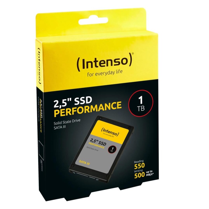 Intenso 1Tb 3812460 Top 550MB--500MB-s 2.5 Sata 3 Ssd